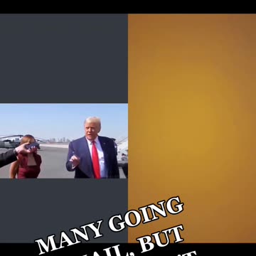 Lots going to jail BUT TRUMP ISN'T ONE OF THEM