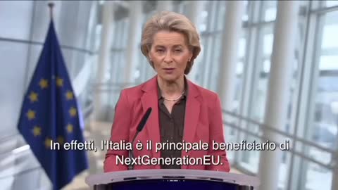 Ursula Von Der Leyen: NextGenerationEU payments (English, Italian subs)