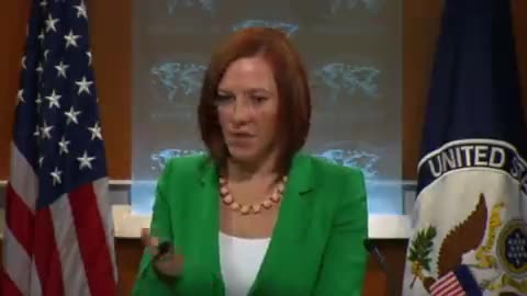 Jen Psaki CONFRONTED in 2014 when she was was spokesperson for Hillary Clinton's State