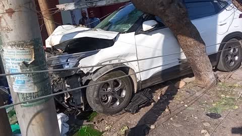 Dangerous Kia seltos accident || india