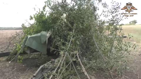 The offensive on Ugledar Donbass gunners from a cannon are working on the enemy