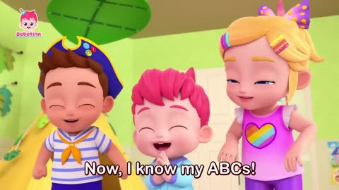 Now You Know Your ABC! Learn Alphabets with Bebefinn _ Song Compilation