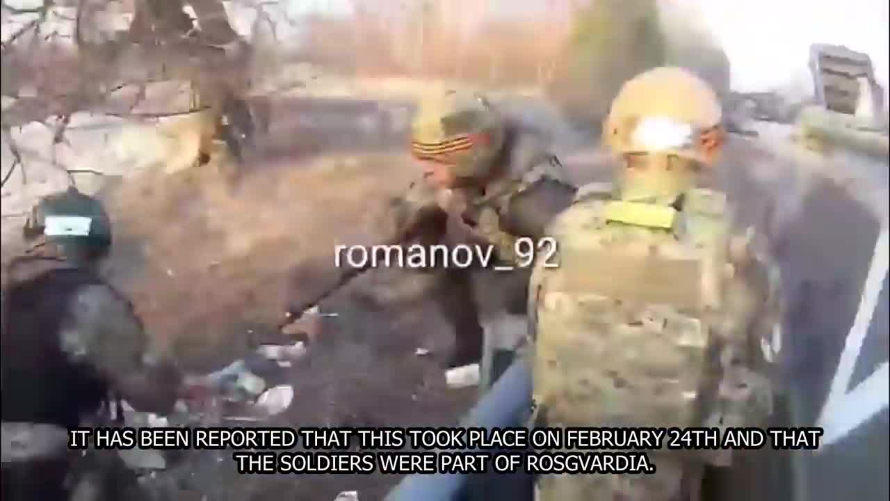 Ukraine War - Russian Soldiers Helmet Cam Captures His Unit Coming Under Ukrainian Ambush