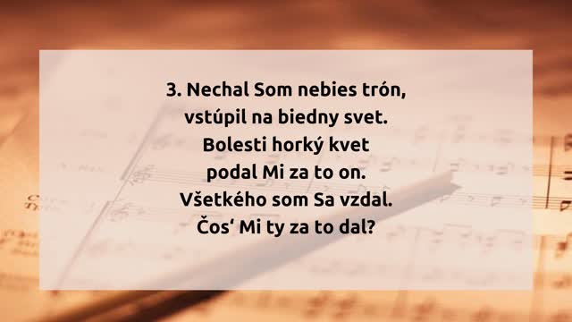 85. Za teba svoju krv