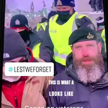 Canadian Veterans moved for the tomb of the unknown soldier
