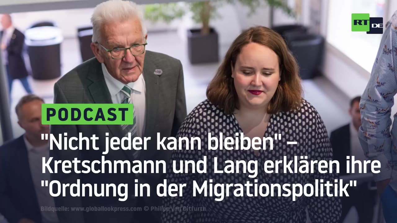 "Nicht jeder kann bleiben" – Kretschmann und Lang erklären ihre "Ordnung in der Migrationspolitik"