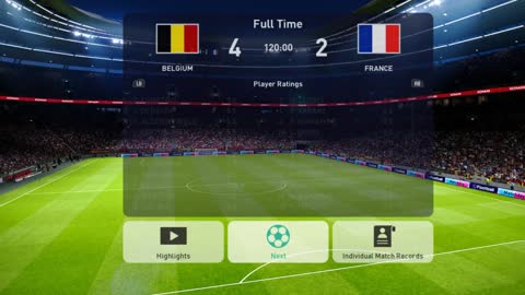 Belgium 4 - 2 France | Goals & Highlights