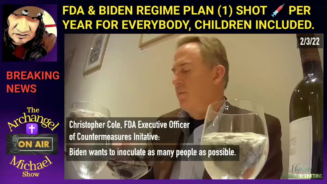 FDA & BIDEN REGIME PLAN ONCE A YEAR 💉 INJECTION'S FOR EVERYONE