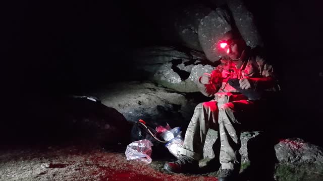 Packing away the Jet boil. Saddle Tor night vlog. Dartmoor Aug 2022l