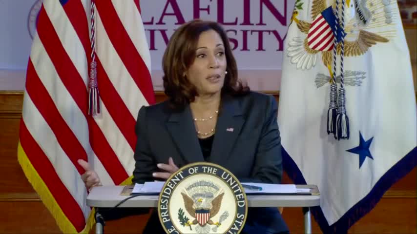 Cringey Kamala Harris Awkwardly Rants About Community Banks