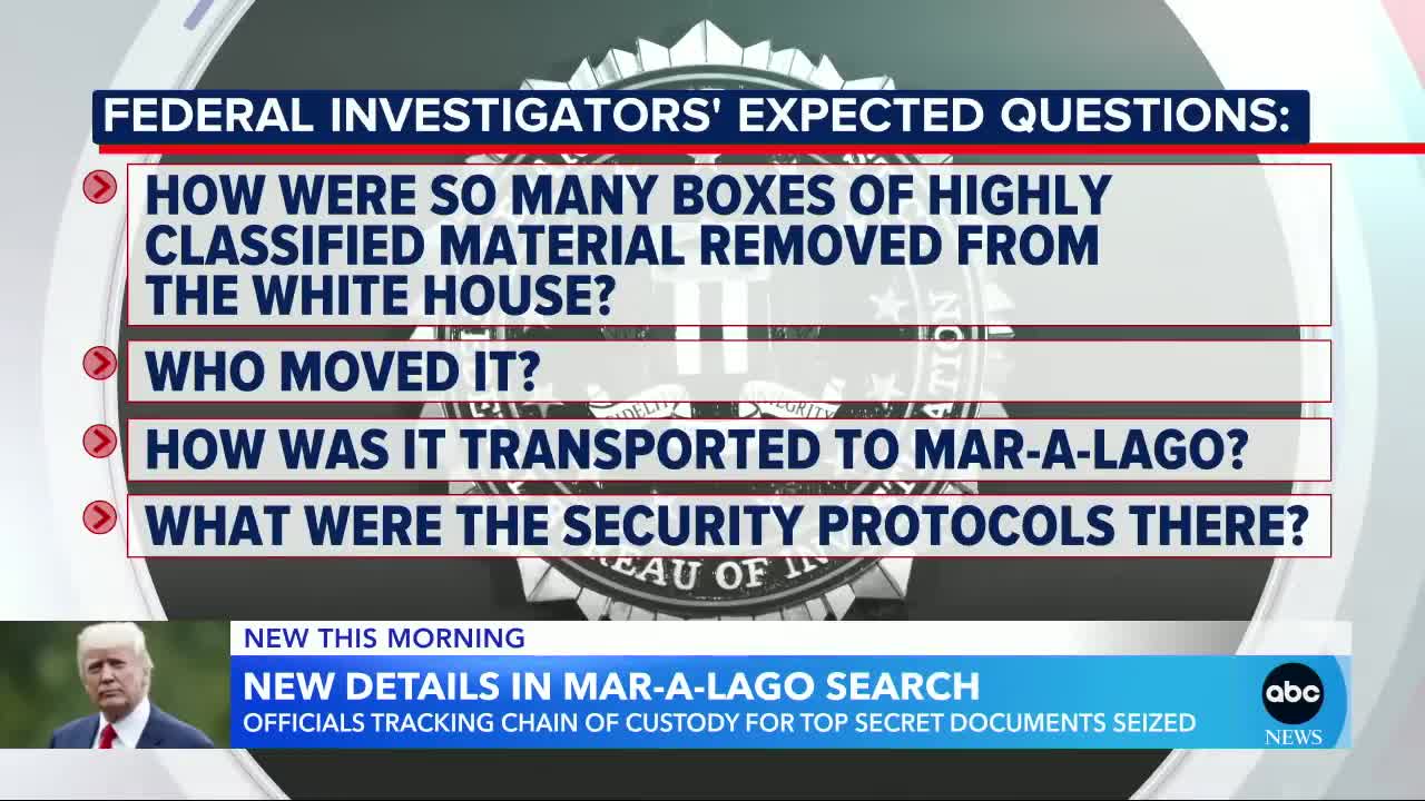 New details revealed about Mar-a-Lago raid