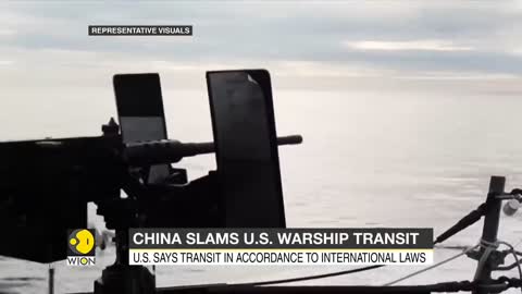 -China faceoff over Taiwan strait- US' missile destroyer sailed through Taiwan strait