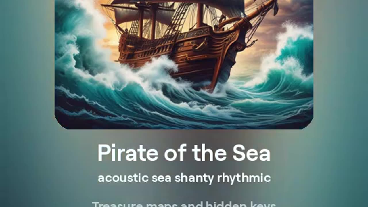 Pirate of the Sea sea shanty