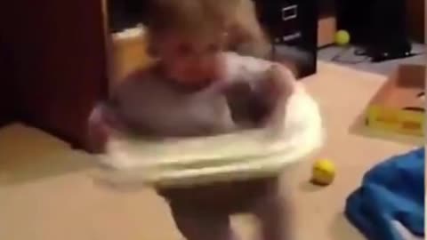 Cute baby dance for jumperoo