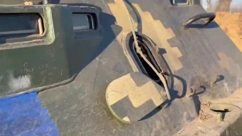 Abandoned Ukrainian BRDM