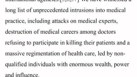 “They are telling people that this entire "pandemic" is a scam on the government website.”