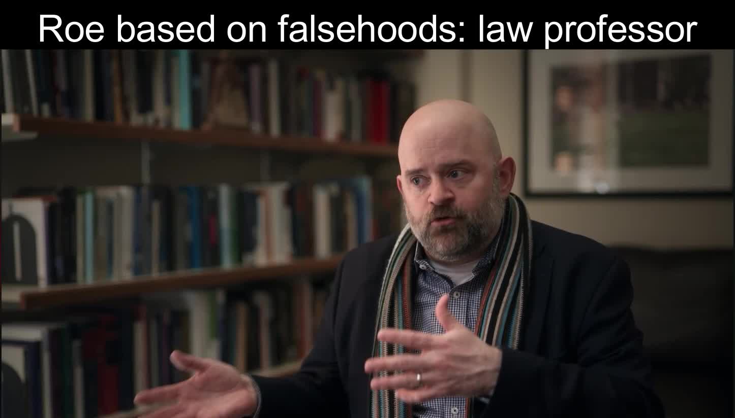 Roe v. Wade based on falsehoods, Notre Dame law professor says