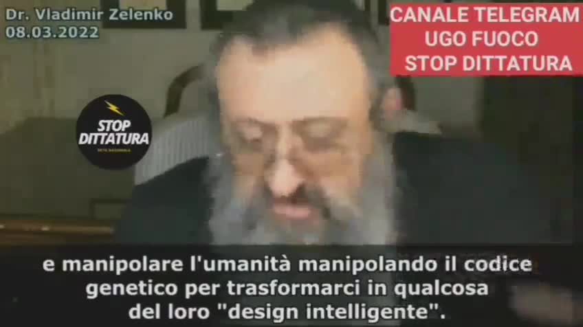 Dott. V. Zelenko - Sterminare quanta più umanità possibile e creare l'immortalità in corpi sintetici