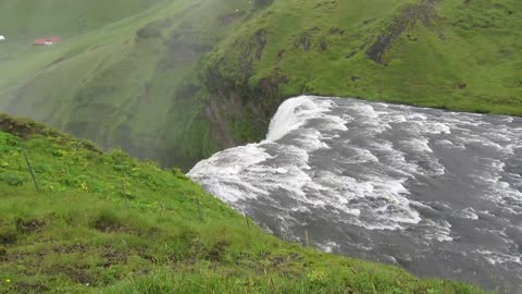 Waterfalls and landscape