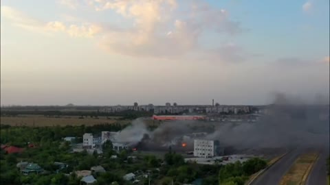 Attack on Lugansk.