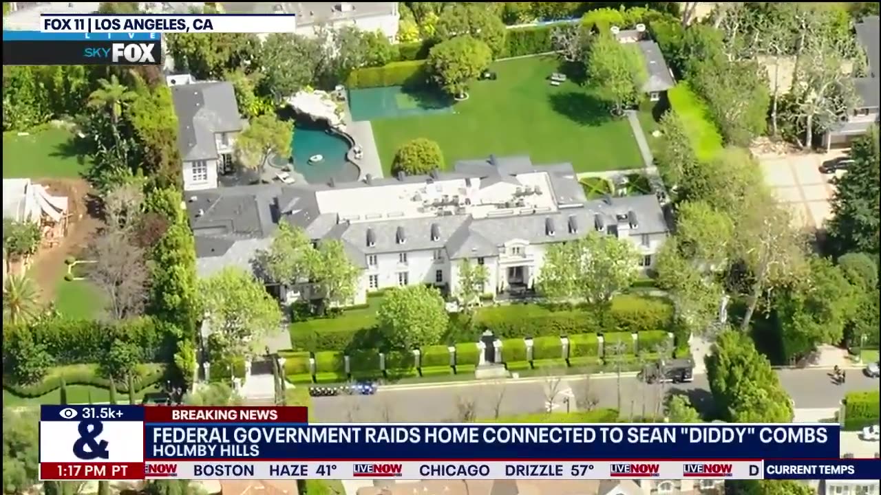 BREAKING NEW'S P DIDDY'S L.A. AND MIAMI HOMES RAIDED