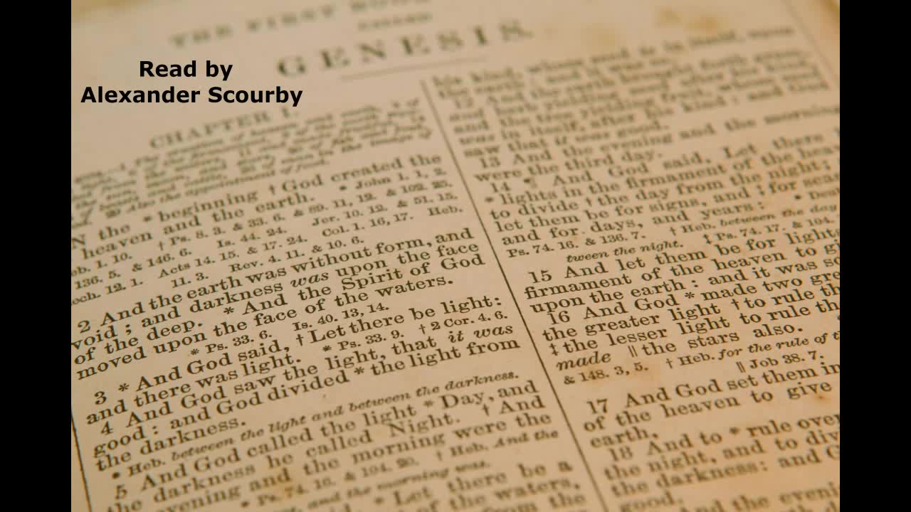 The Complete Book of Genesis (KJV) Read by Alexander Scourby