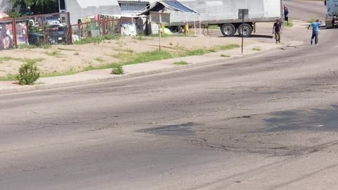 Driver Runs After Runaway Semi Truck