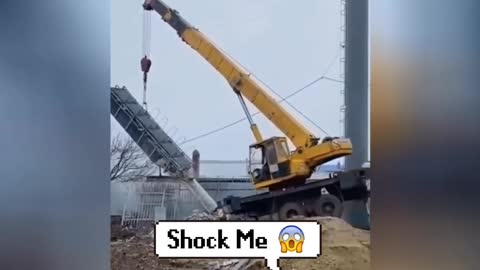 Crane Fails Video Caught on Camera 📷📷