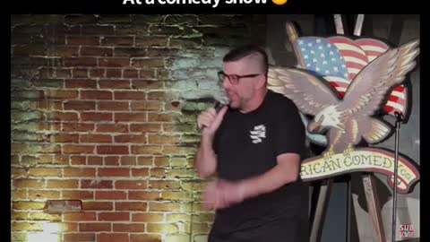 Vaccinated at a comedy show
