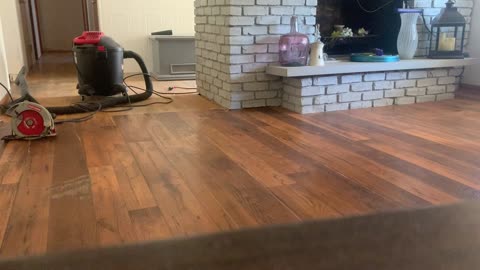 Ripping up the flooring