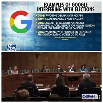 GOOGLE INTERFERING WITH ELECTIONS