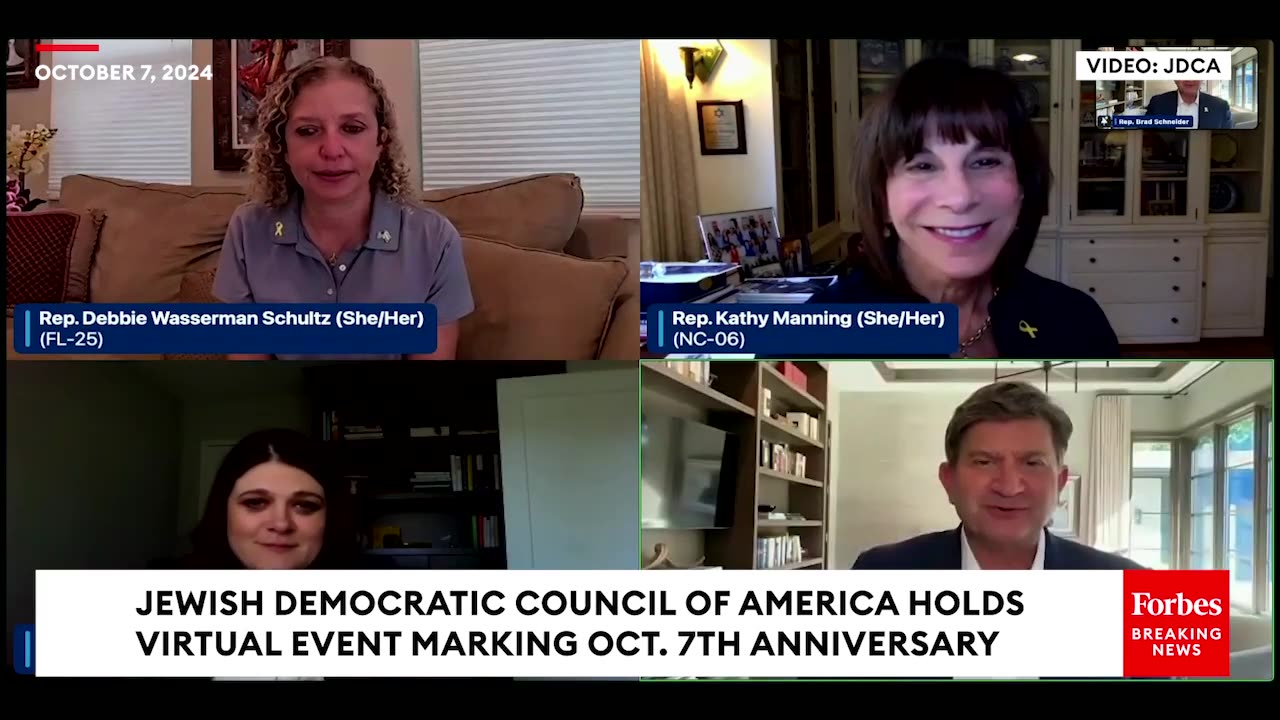 Jewish Democratic Council Of America Holds Oct. 7 Commemoration Event With Lawmakers, Freed Hostages