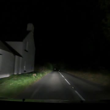 Night driving to POSTBRIDGE. Dartmoor..speedlapse. Aug 2022