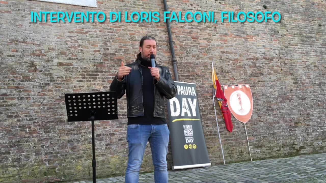 Intervento di Loris falconi, filosofo