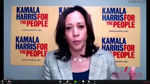 Kamala said "We must acknowledge that the government stole land, took land, from the tribes."