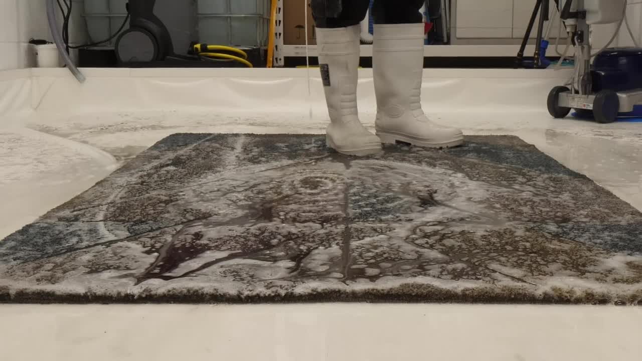 Rug looks like its been buried for 10 Years !