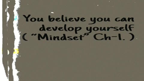 Motivation | “Mindset” | Books | Reading books