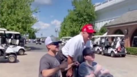 The family of a disabled child drove 40 hours to see Trump and he did not let him down.