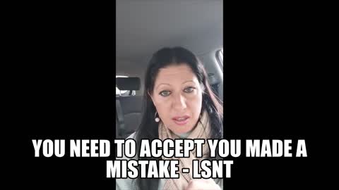 NO MORE IGNORANCE - ACCEPTANCE You Need To Accept You Made A MISTAKE