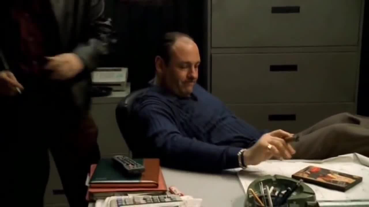 Tony Gives Advice to Christopher - The Sopranos HD