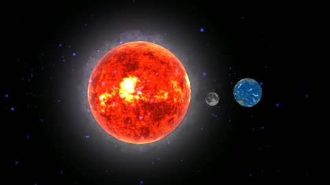 The Sun, Earth, and Moon - Solar System for Kids