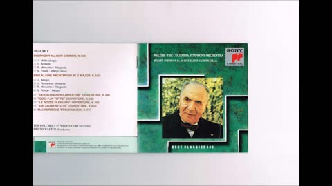 Mozart - “Die Zauberflote” Overture Walter Columbia