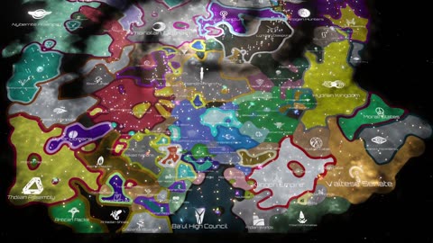 Stellaris: Star Trek New Civilizations Timelapse