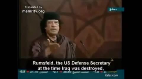 O aviso de Gaddafi a Bashar al-Assad