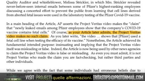 Lectio Magistralis di O'Keefe su come operano i fact checkers