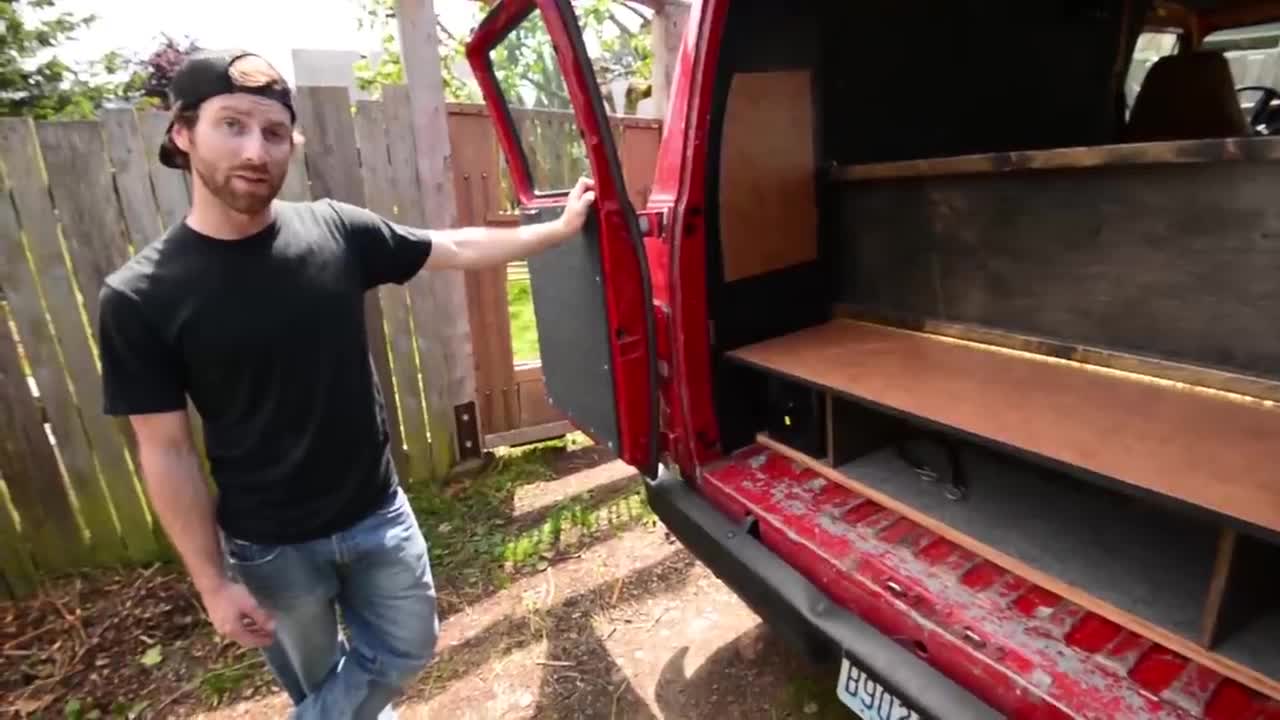 How to build amazing Simplistic Van For $1,500 ~ Van Life On A Budget