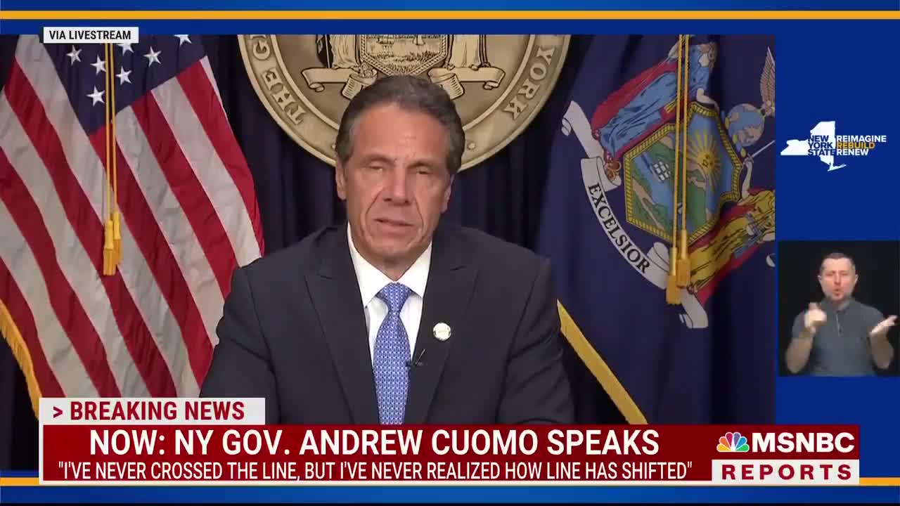 BREAKING NEWS: NY GOVERNOR ANDREW CUOMO HAS JUST RESIGNED