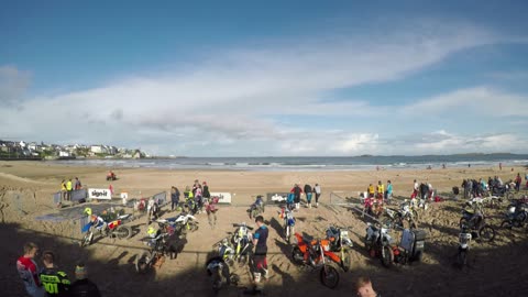 Mark Clark Portrush at the Motor Bike Races 2019.