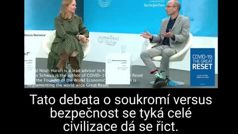 Yuval Noah Harari (WEF) : "Diktátoři vždycky snili o úplné eliminaci soukromí