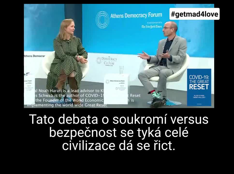 Yuval Noah Harari (WEF) : "Diktátoři vždycky snili o úplné eliminaci soukromí
